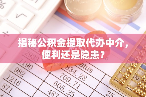萨迦揭秘公积金提取代办中介，便利还是隐患？
