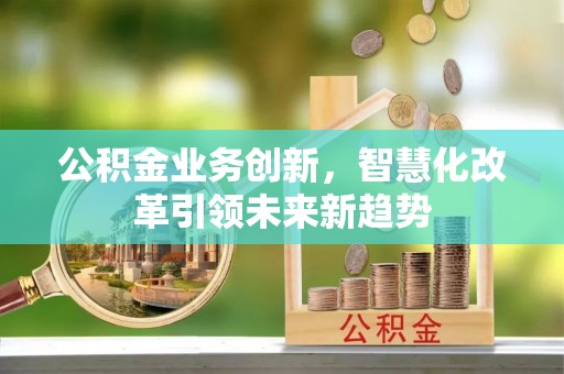 萨迦公积金业务创新，智慧化改革引领未来新趋势