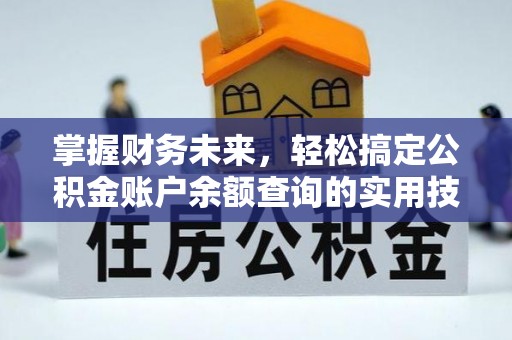 萨迦掌握财务未来，轻松搞定公积金账户余额查询的实用技巧