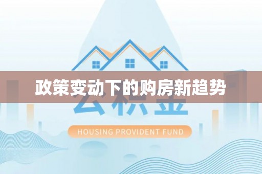 萨迦政策变动下的购房新趋势