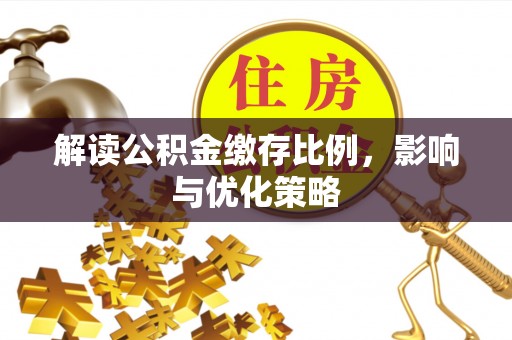 萨迦解读公积金缴存比例，影响与优化策略